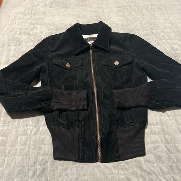 Juicy Couture Jackets & Blazers - Juicy Couture Corduroy Bomber Jacket, Black, Size S